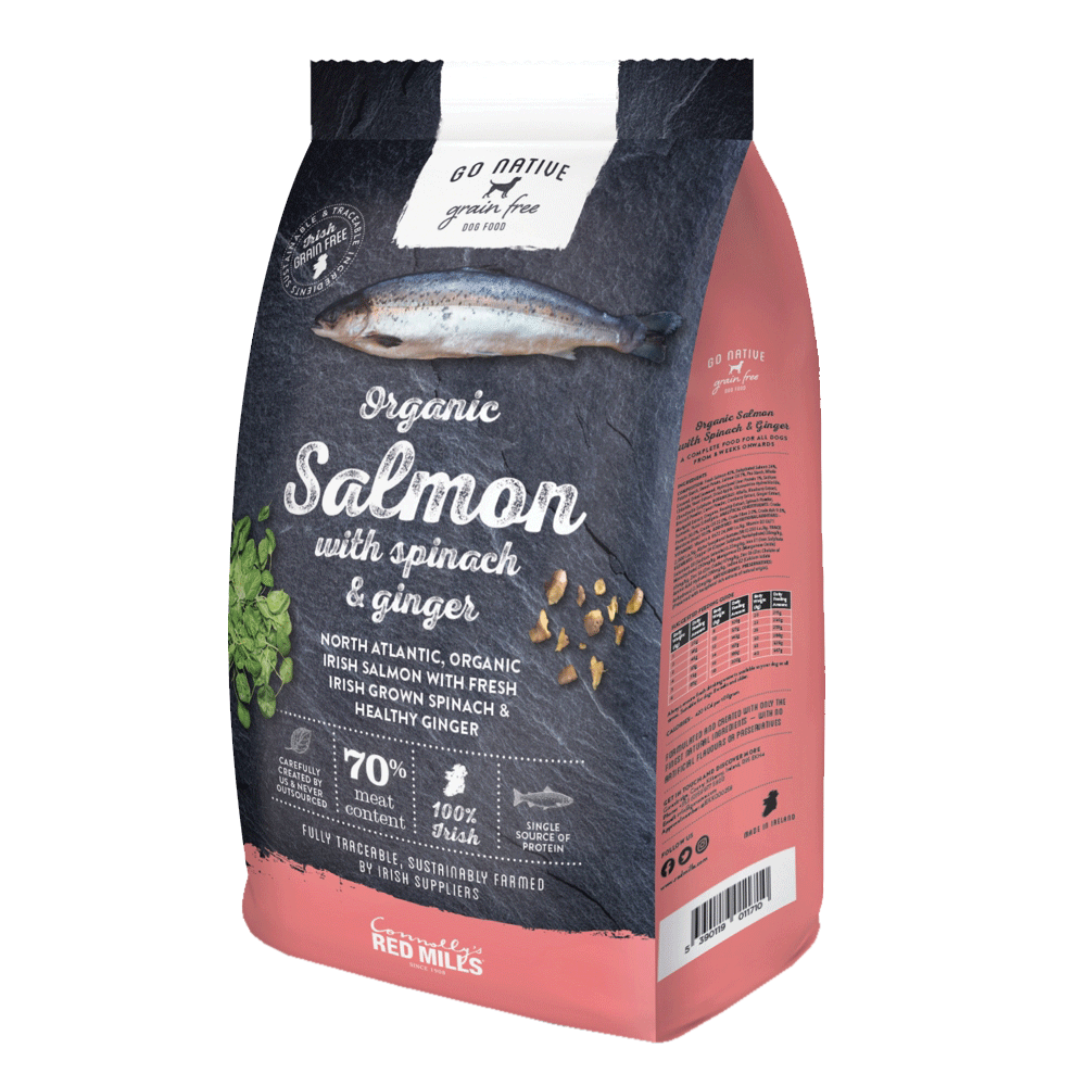 Go Native Salmon with Spinach & Ginger
